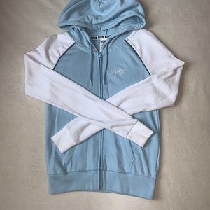 PINK Color Block Full Zip Jacket